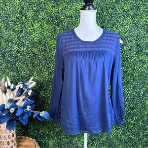 Boden Blue‎ long sleeve Blouse